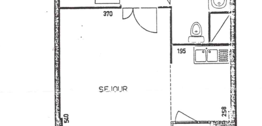 Appartement VENTE A TERME OCCUPEE